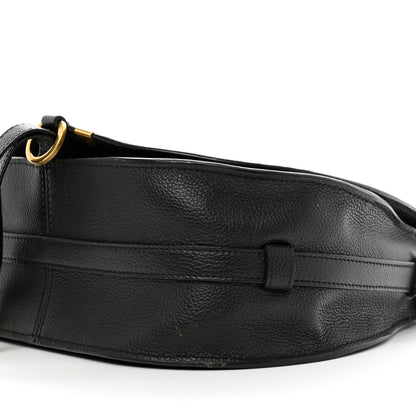 Chloe Calfskin Medium Marcie Round Crossbody Bag Black 9 of 11