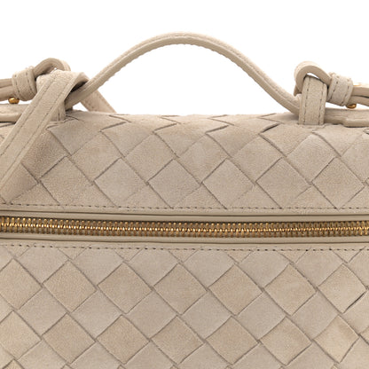 Bottega Veneta Suede Intrecciato Bang Bang Vanity Case Ecru 8 of 10