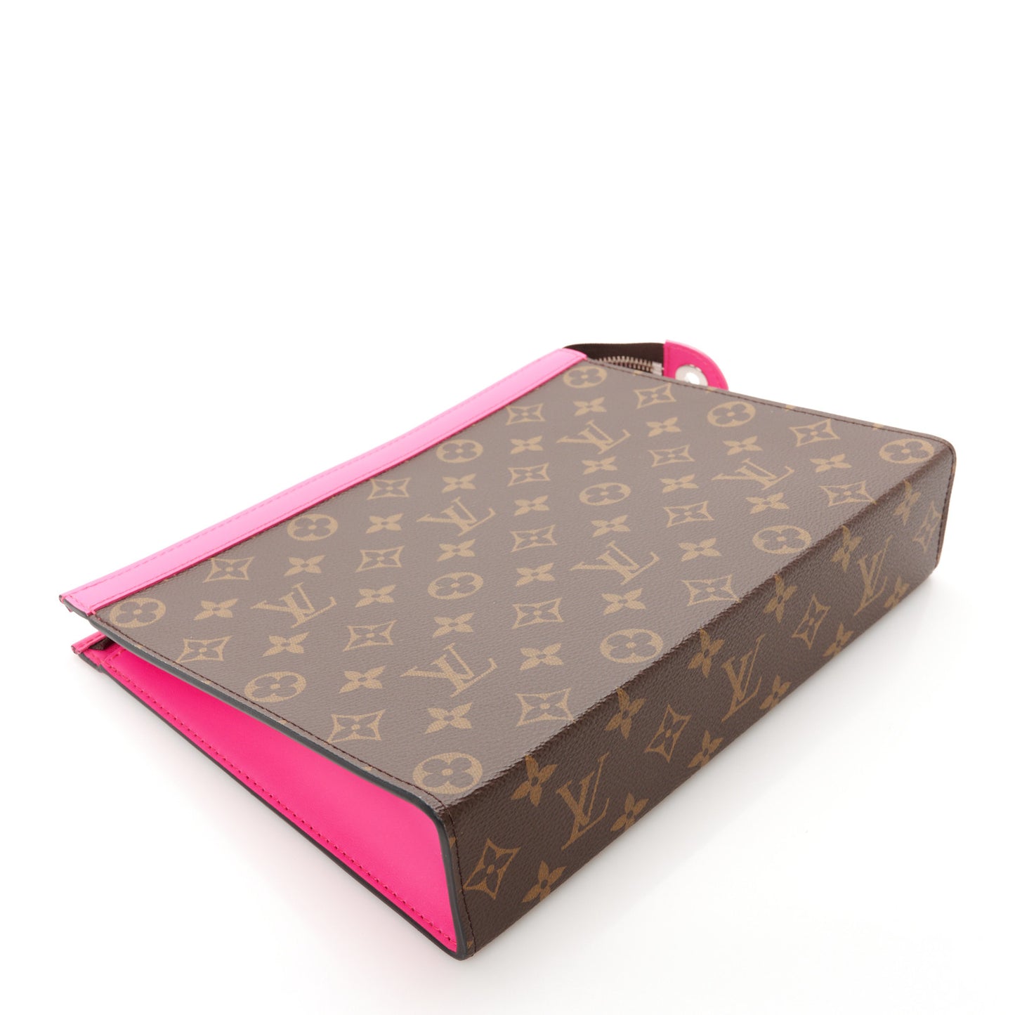 Monogram Macassar Pochette Voyage MM Fuchsia