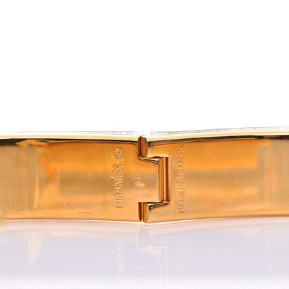 Hermes Enamel Narrow Clic Clac H Bracelet PM Black 6 of 7