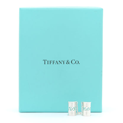 Tiffany Sterling Silver Enamel Just Married Can Charm Blue 4 of 4