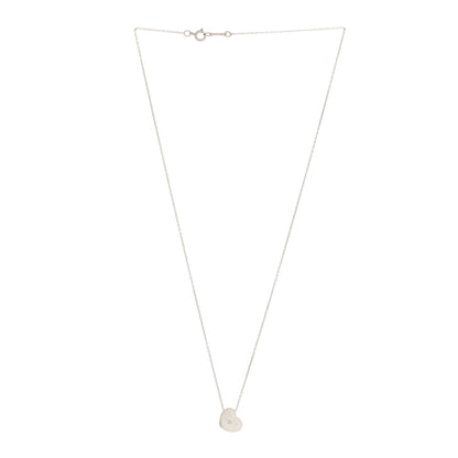 Tiffany Sterling Silver Diamond Paloma Picasso Modern Heart Necklace 3 of 6