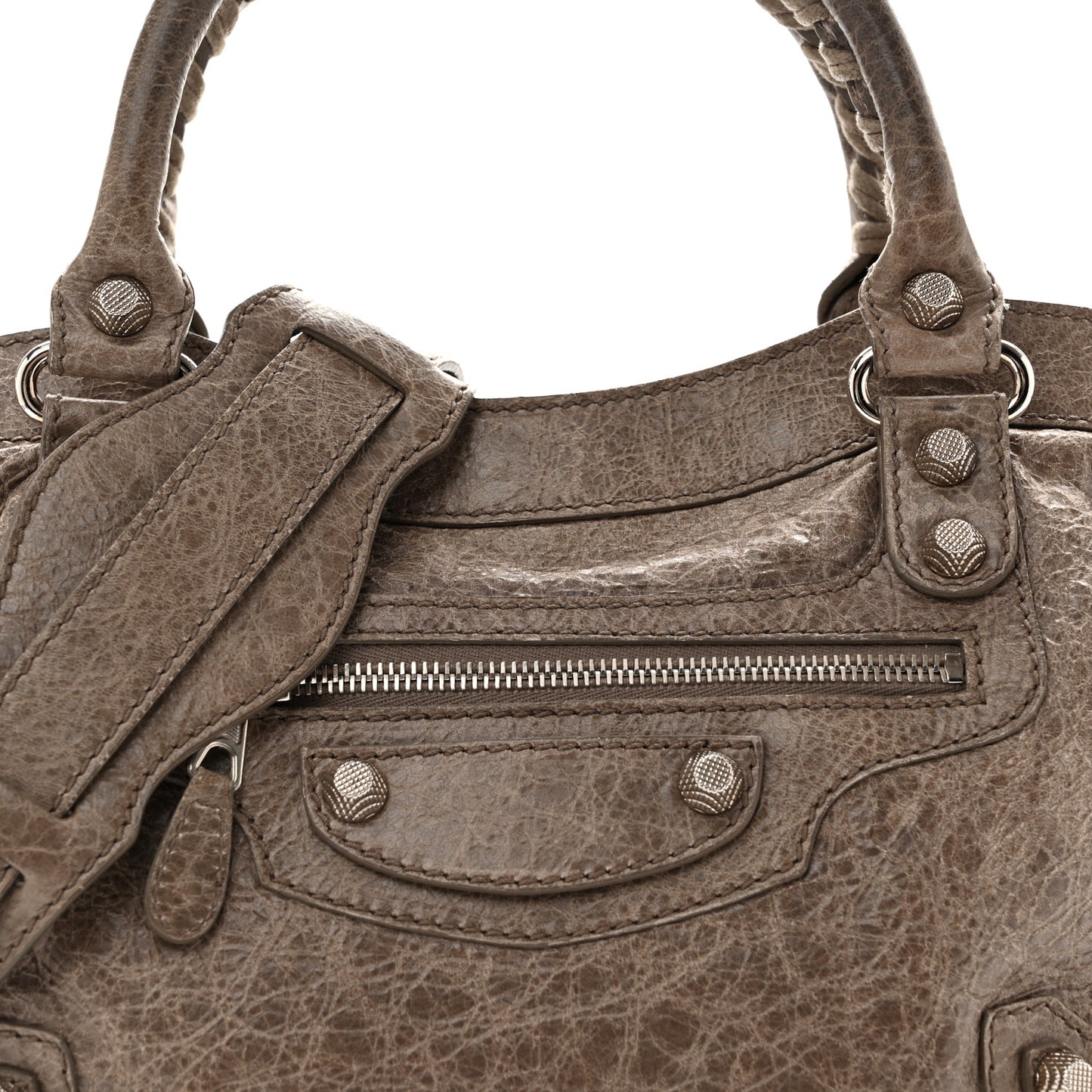 Agneau Giant 12 Silver Hardware Town Gris Poivre