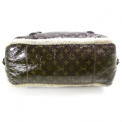 Louis Vuitton Patent Monogram Shearling Sac Thunder 4 of 13