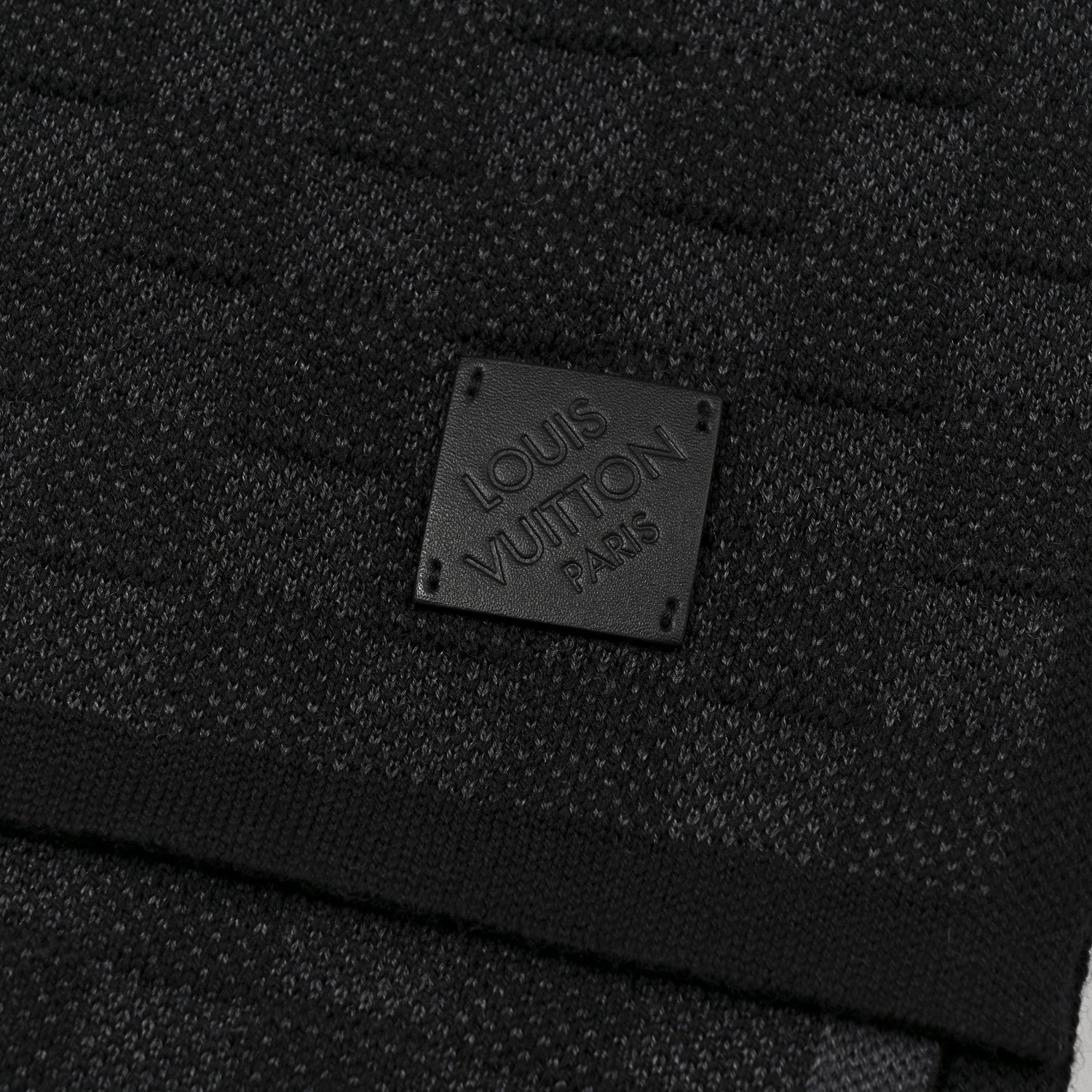 Louis Vuitton Wool Neo Petit Damier Scarf Anthracite 1845830