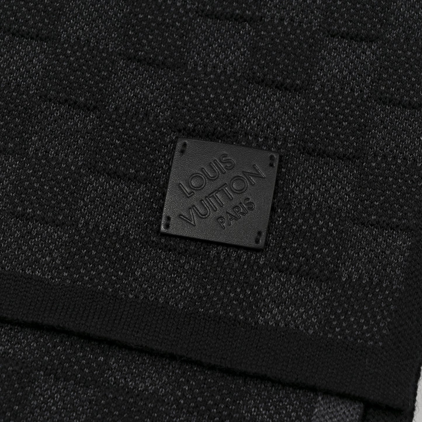 Wool Neo Petit Damier Scarf Anthracite