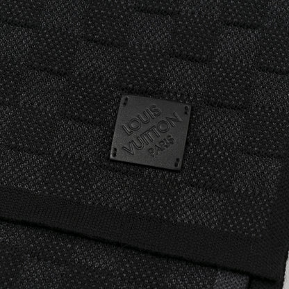 Louis Vuitton Wool Neo Petit Damier Scarf Anthracite 4 of 4