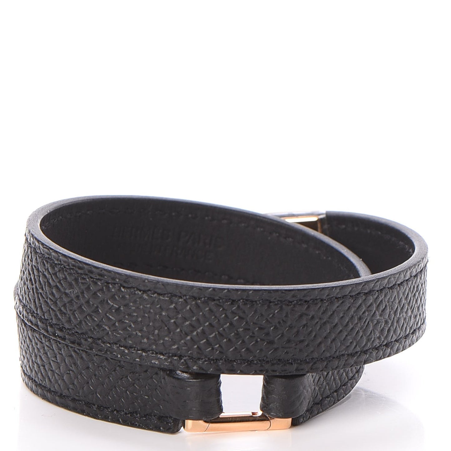 Epsom Rivale Double Tour Bracelet XS Black