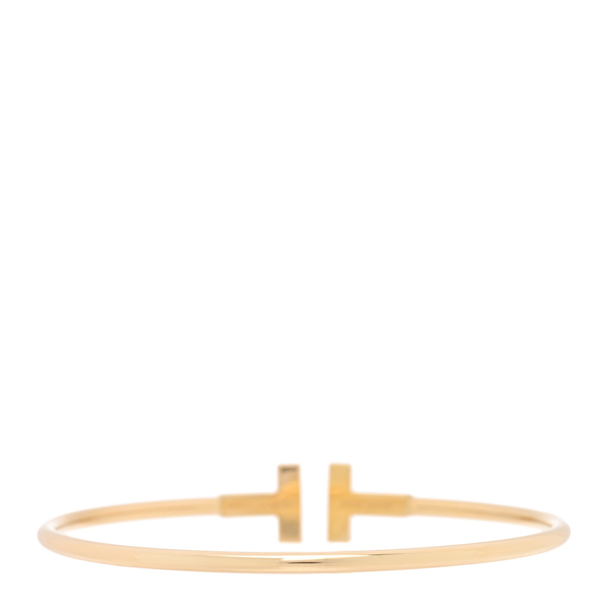 18K Yellow Gold T Wire Bracelet