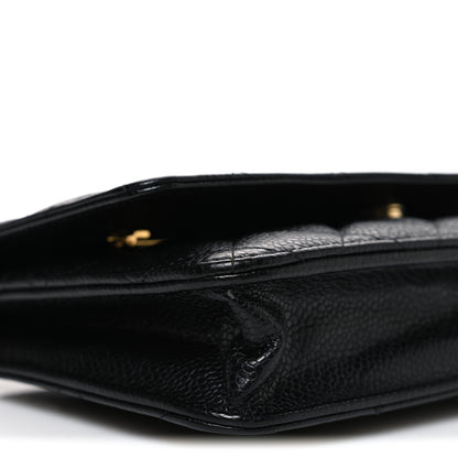 Chanel Caviar Quilted Wallet on Chain WOC Black 10 of 11