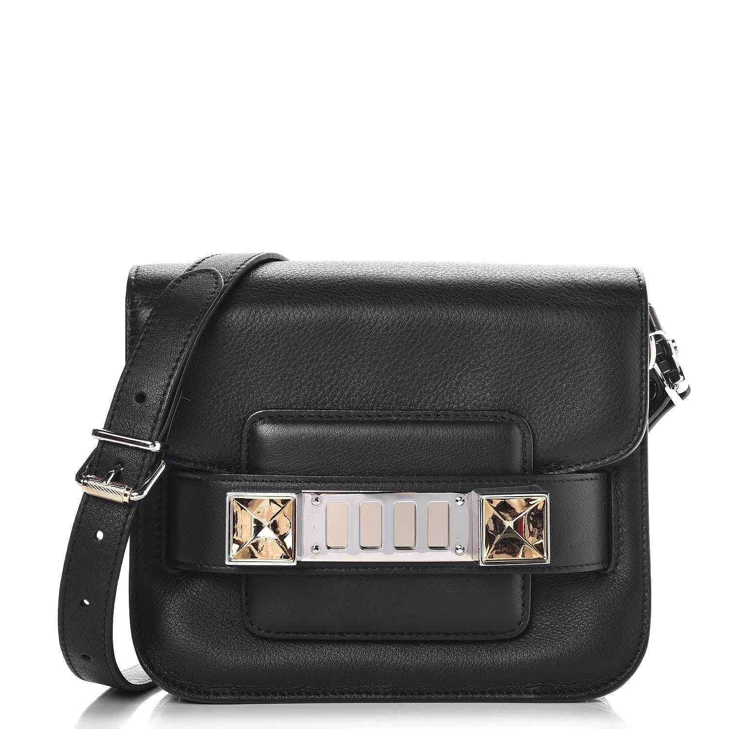 Proenza Schouler Calfskin PS11 Tiny Shoulder Bag Black 1 of 7