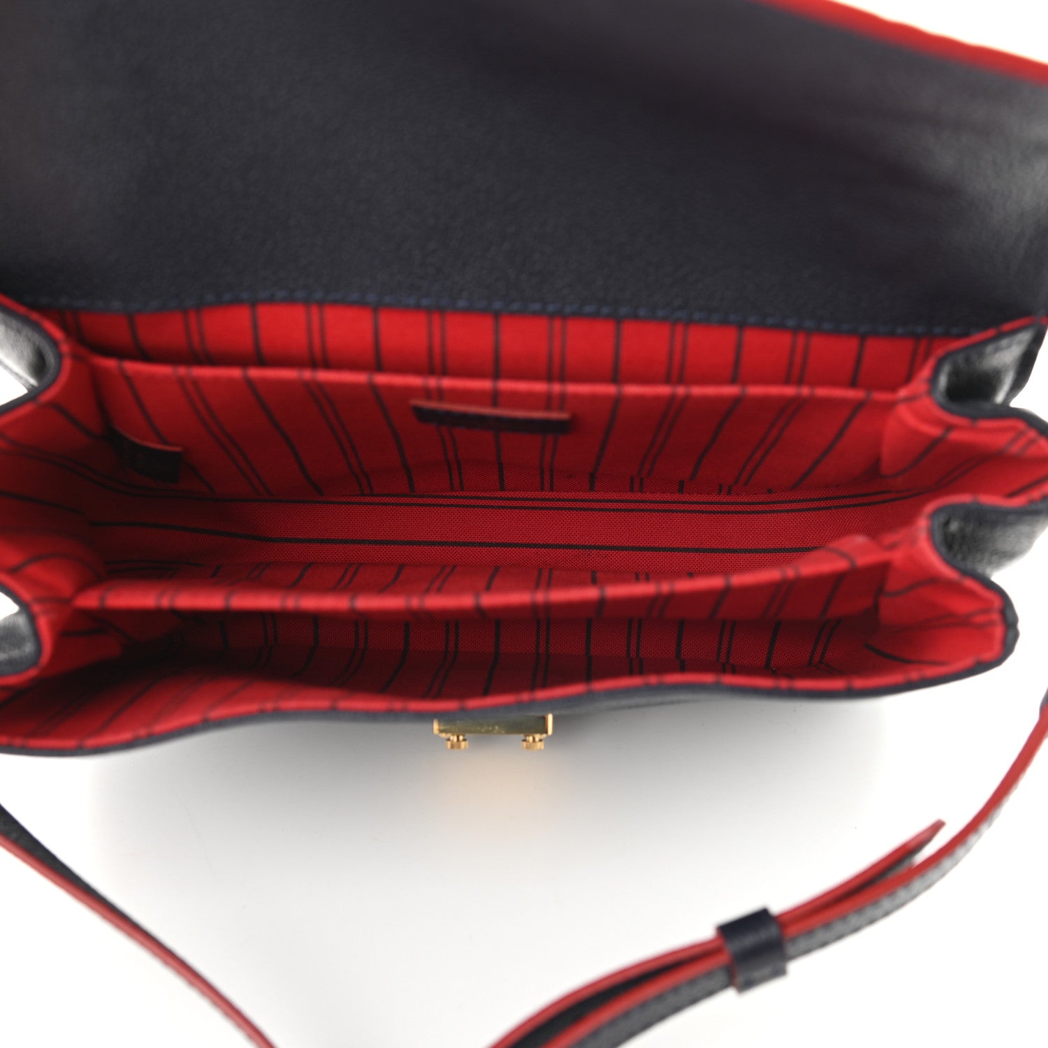 Louis Vuitton Empreinte Pochette Metis Marine Rouge 5 of 9