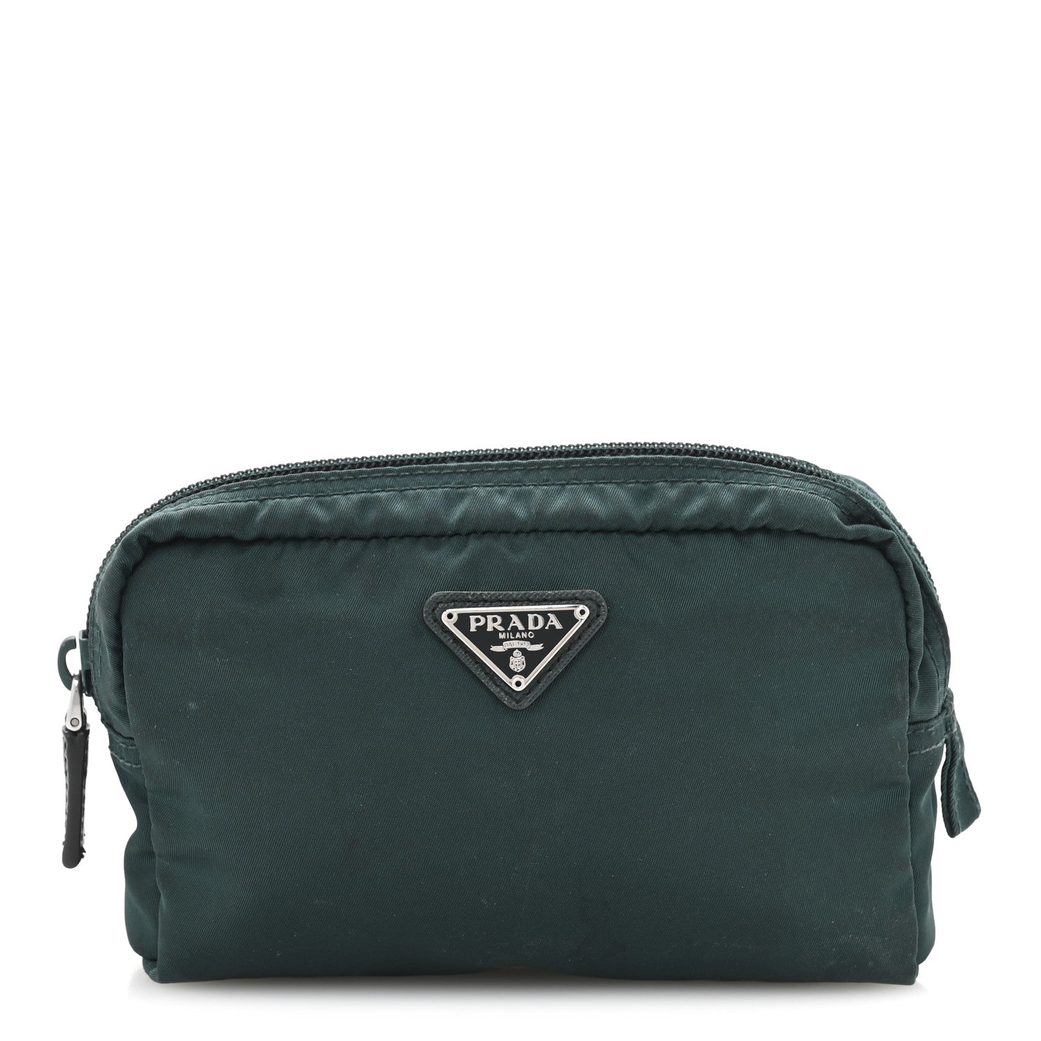Prada Nylon Tessuto Cosmetic Pouch Green 1 of 9