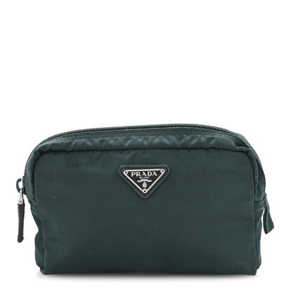 Prada Nylon Tessuto Cosmetic Pouch Green 1 of 9