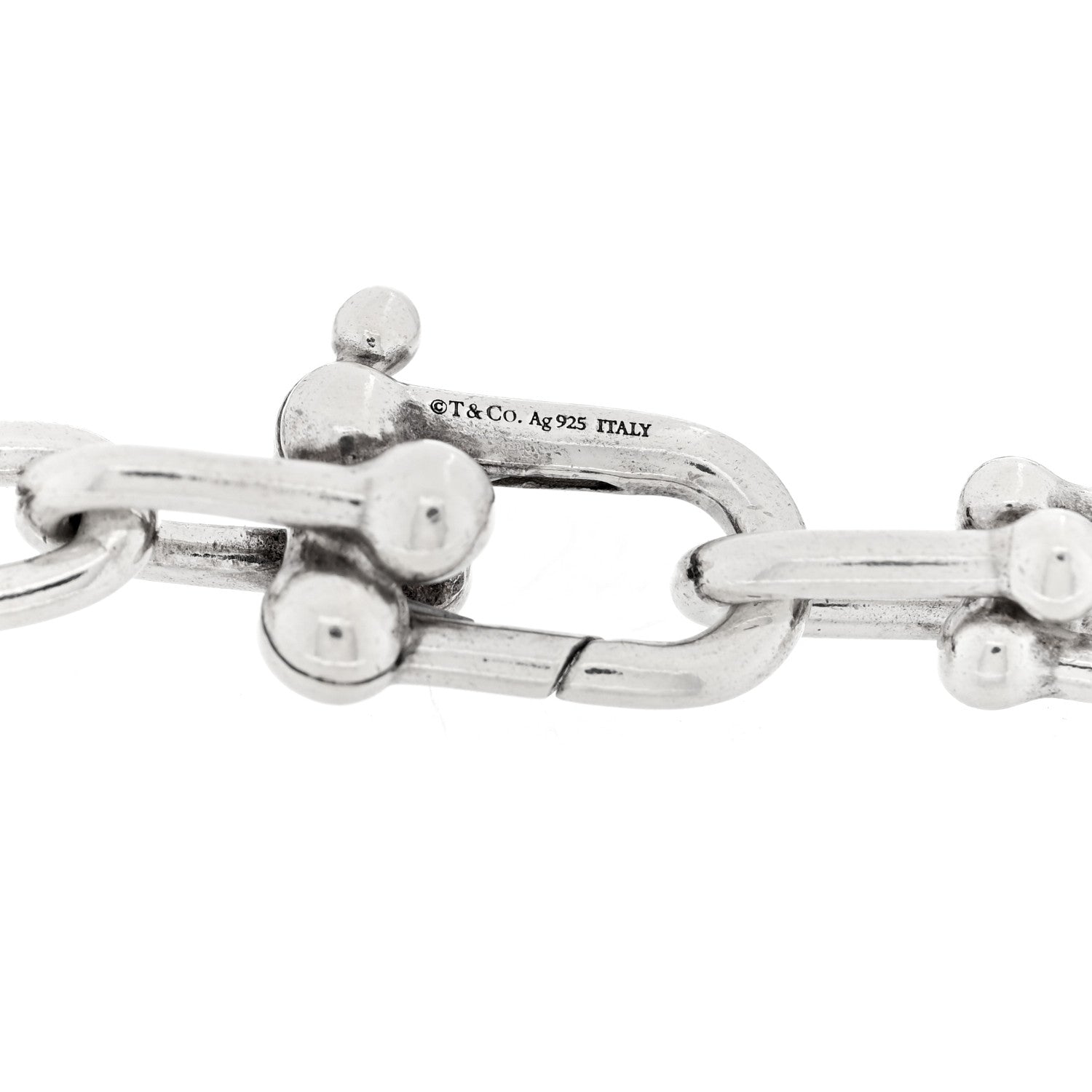 Tiffany Sterling Silver Small HardWear Link Bracelet 3 of 4