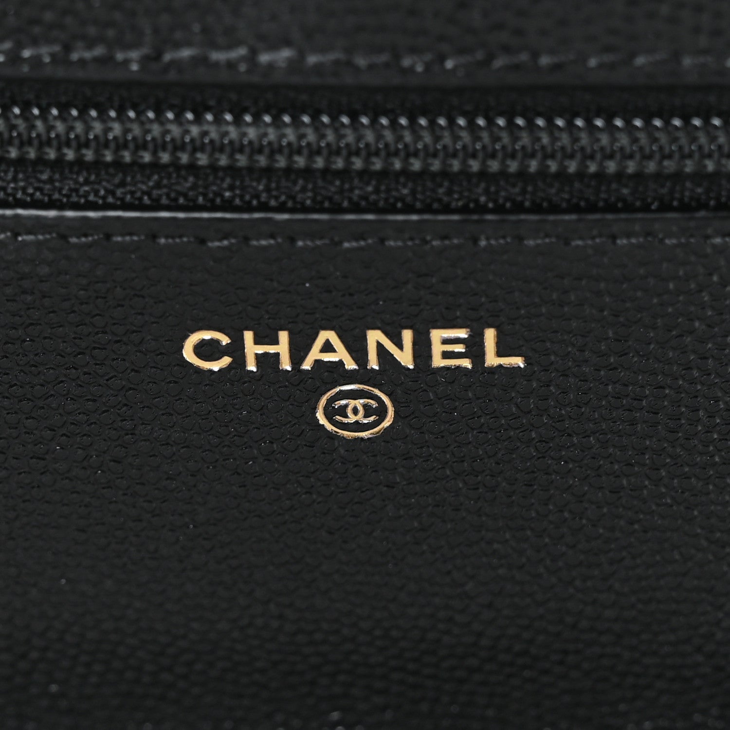 Chanel Caviar Quilted Golden Class Wallet On Chain WOC Black 6 of 10