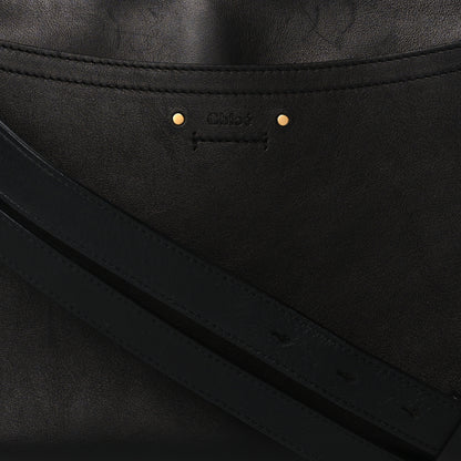 Chloe Calfskin Suede Medium Roy Bag Black 7 of 9