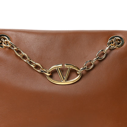 Valentino Garavani Nappa Vlogo Chain Bag Tobacco 7 of 9