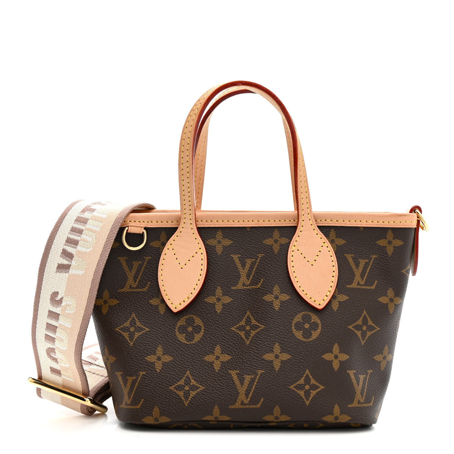 Louis Vuitton Monogram Neverfull BB Beige 1 of 16