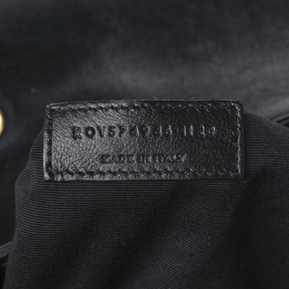 Saint Laurent Calfskin Y Quilted Monogram Medium Loulou Chain Satchel Black 8 of 10