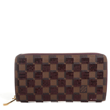 Louis Vuitton Damier Paillettes Zippy Wallet Red 1 of 8