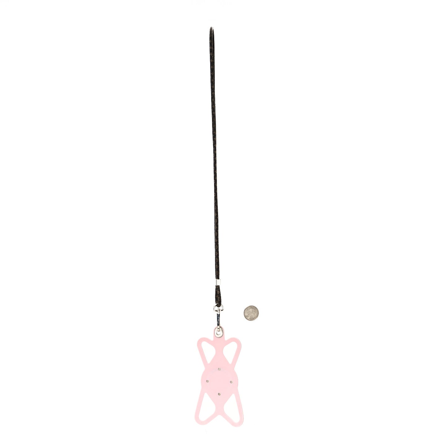 Monogram Silicone Louise Phone Holder Pink
