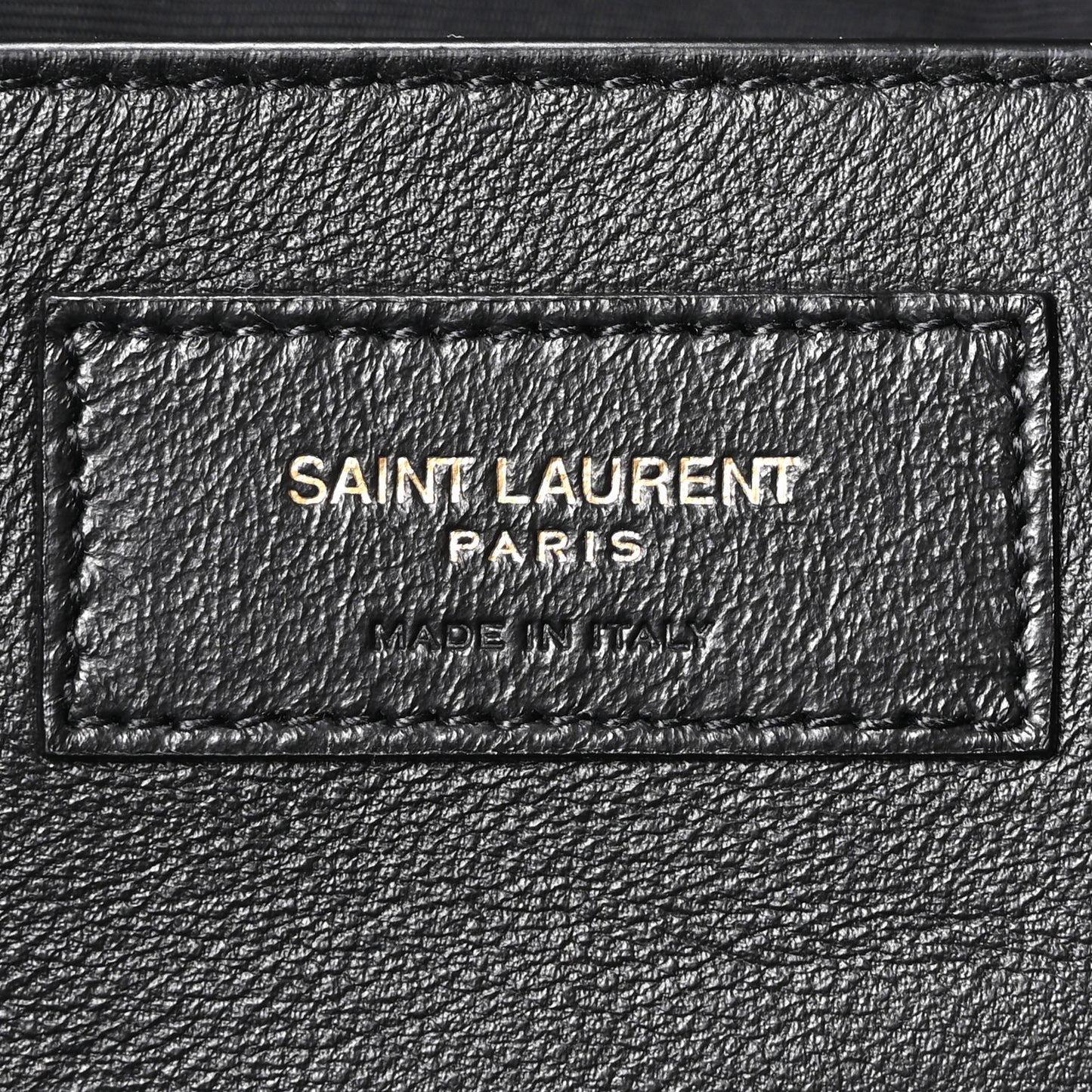 Patent Matelasse Monogram Large Jamie 4.3 Black