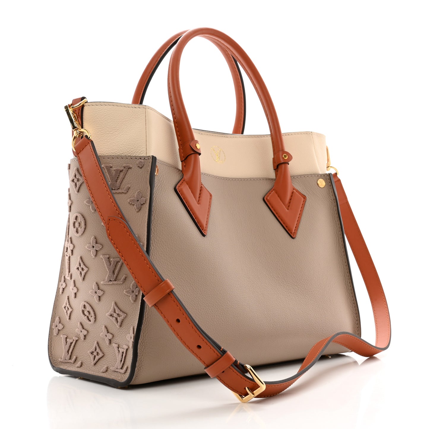 Calfskin Monogram Tufting On My Side Galet