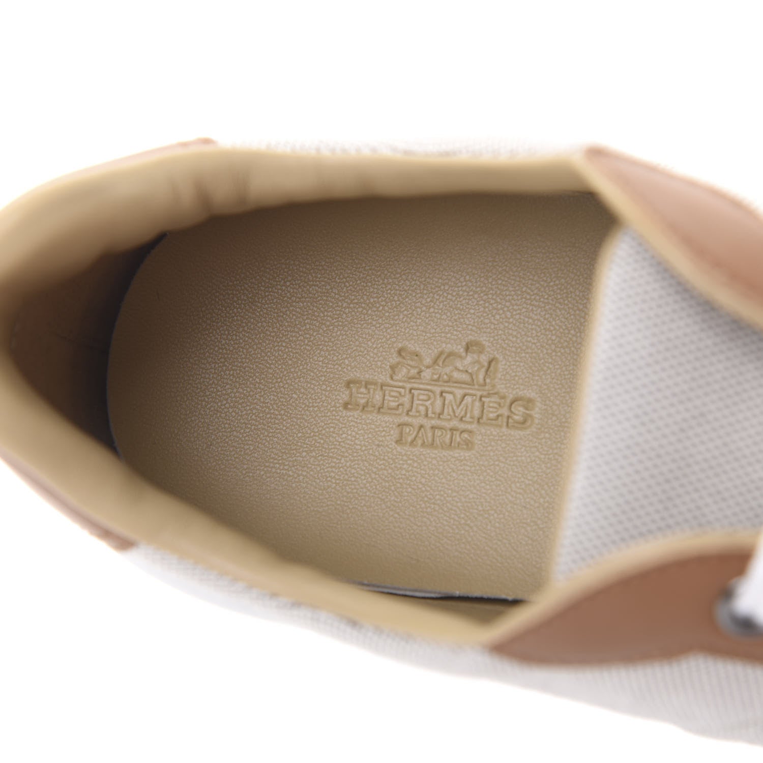 Hermes Canvas Calfskin Womens Voltage Sneakers 41 Prunoir Naturel 8 of 10