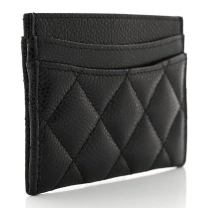 Chanel Caviar Quilted Card Holder Black 3 of 8