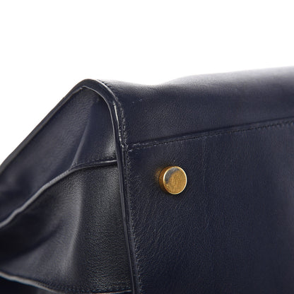 Saint Laurent Calfskin Large Sac De Jour Carryall Navy Blue 10 of 14