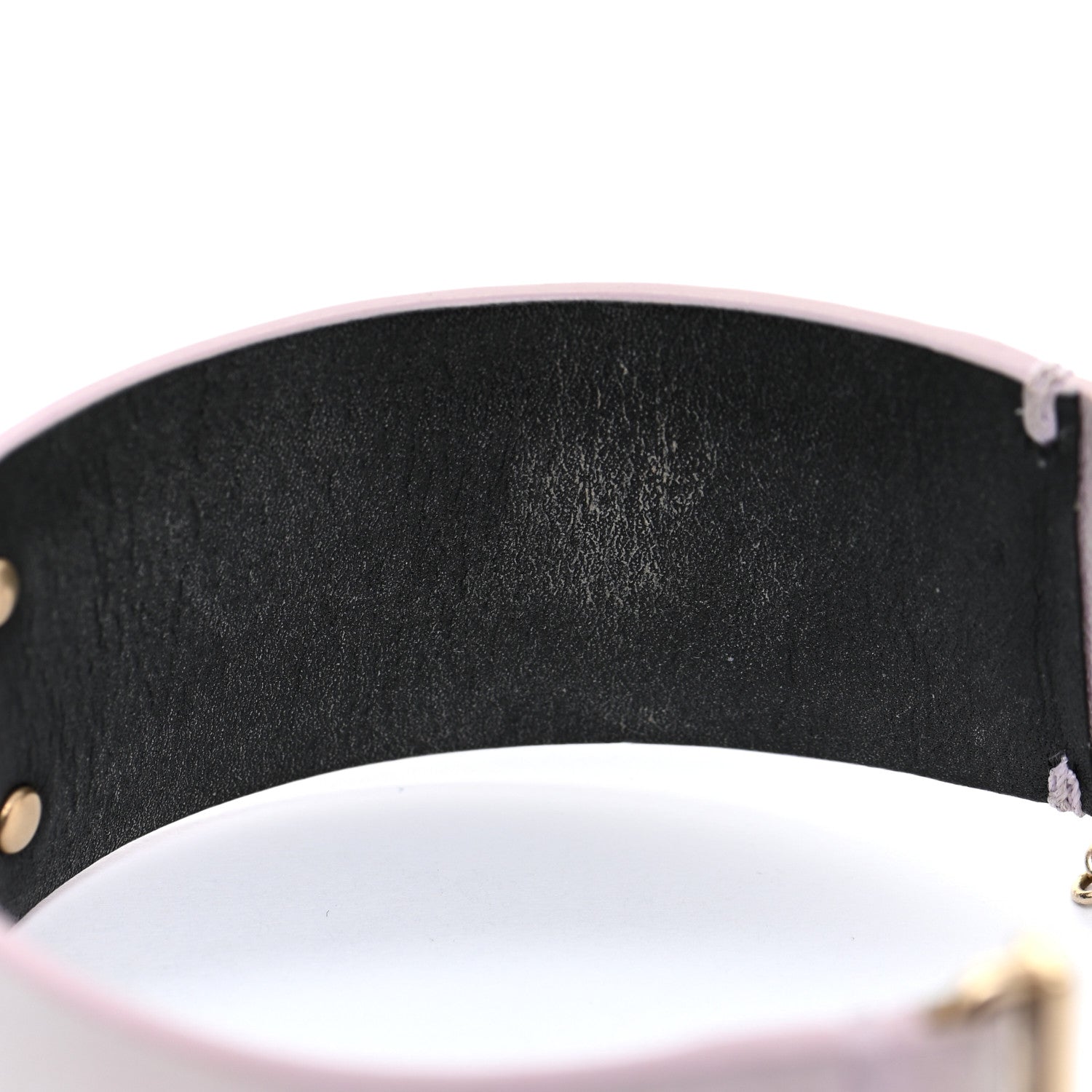 Chanel Calfskin CC Wide Cuff M Lilac 7 of 11