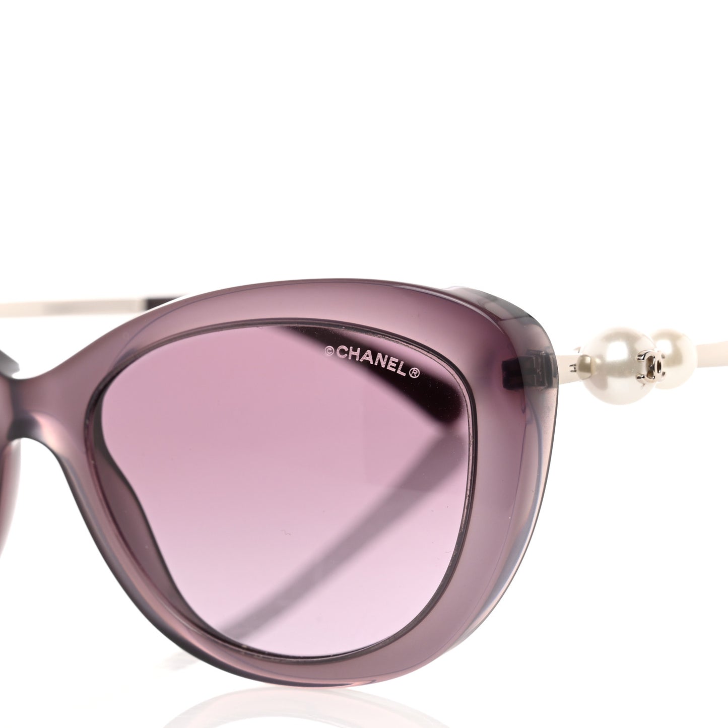 Polarized Cat Eye Pearl Sunglasses 5340-H Pink