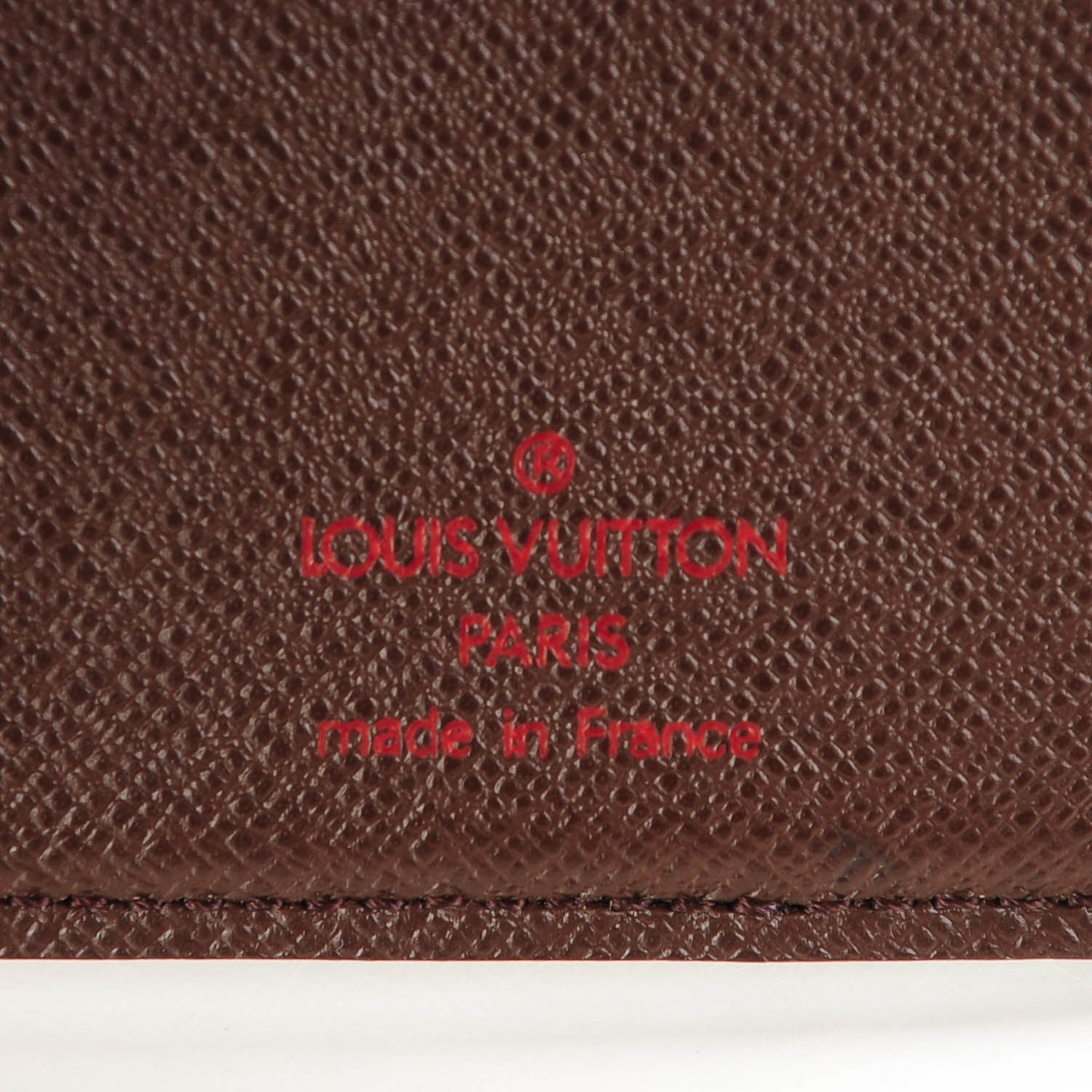 Louis Vuitton Damier Ebene Porte-Cartes Credit Yen Checkbook Wallet 6 of 7