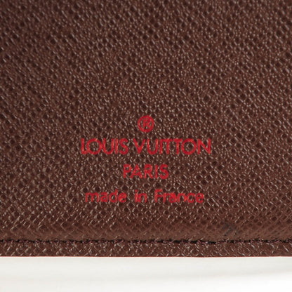 Louis Vuitton Damier Ebene Porte-Cartes Credit Yen Checkbook Wallet 6 of 7