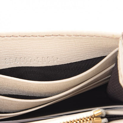 Gucci Textured Calfskin Medium Betty Chain Wallet White 7 of 8