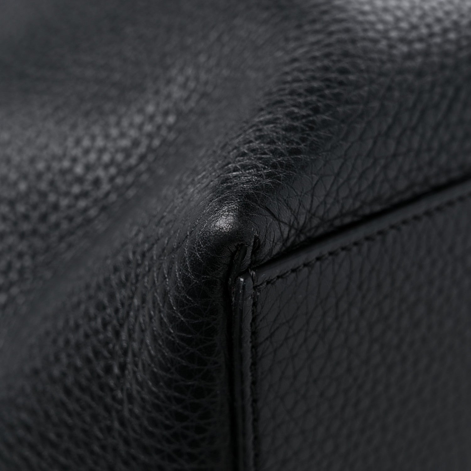 Valentino Garavani Grained Calfskin Rockstud Shoulder Tote Black 9 of 12