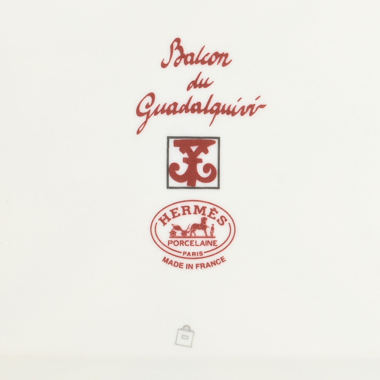 Porcelain Balcon du Guadalquivir Square Plate