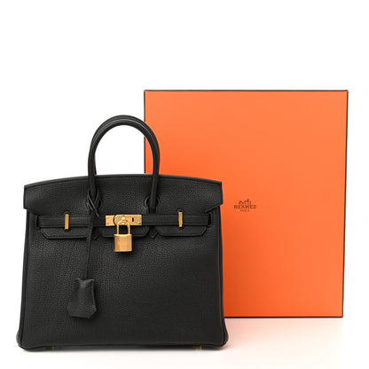 Hermes Togo Birkin 25 Black 11 of 11