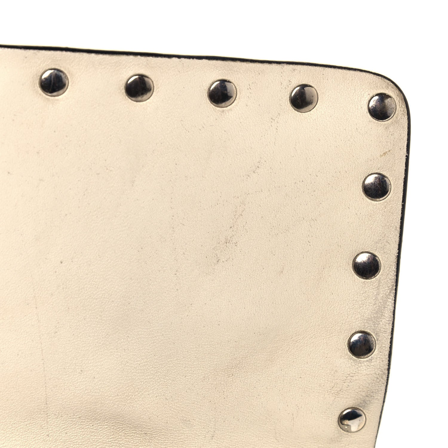 Valentino Garavani Nappa Medium Rockstud Spike Shoulder Bag Light Ivory 18 of 21