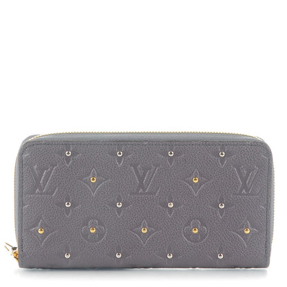Louis Vuitton Studded Empreinte Zippy Wallet Gris Silver 1 of 7