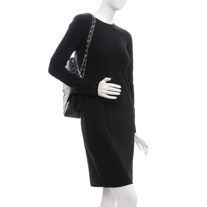 Chanel Caviar Quilted Jumbo Double Flap Black 3 of 11