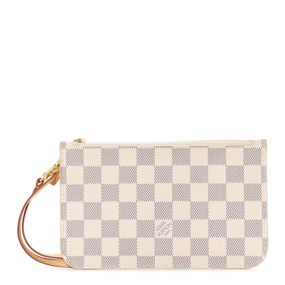 Louis Vuitton Damier Azur Neverfull PM Pochette 1 of 8