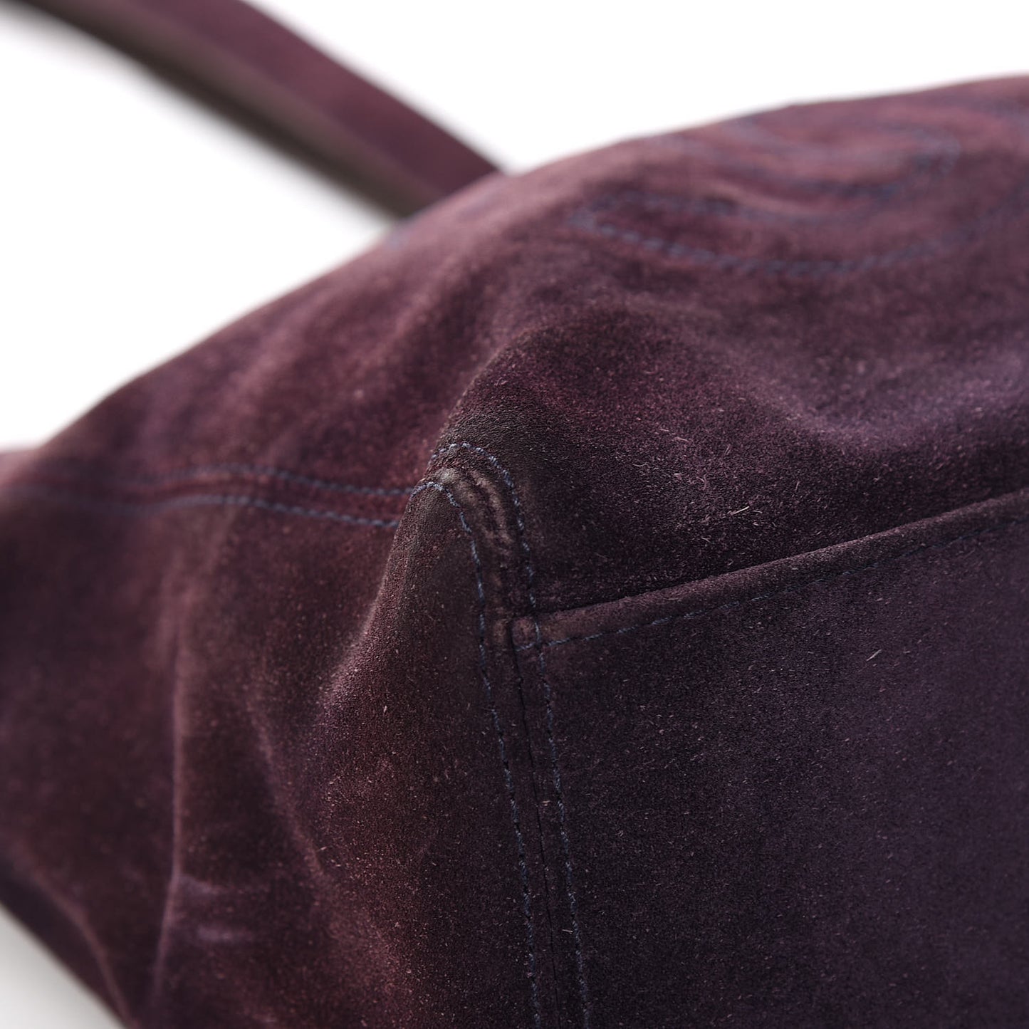 Suede CC Tote Purple