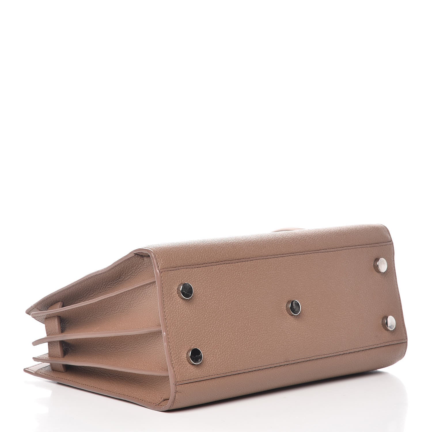 Saint Laurent Grained Calfskin Baby Sac De Jour Taupe 5 of 15