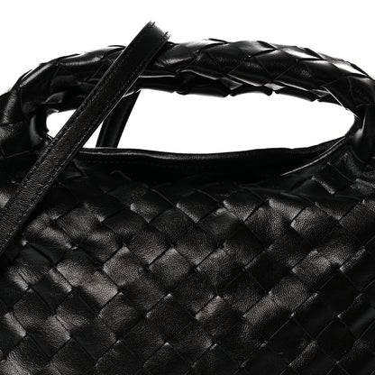 Bottega Veneta Calfskin Intrecciato Mini Hop Black 8 of 11