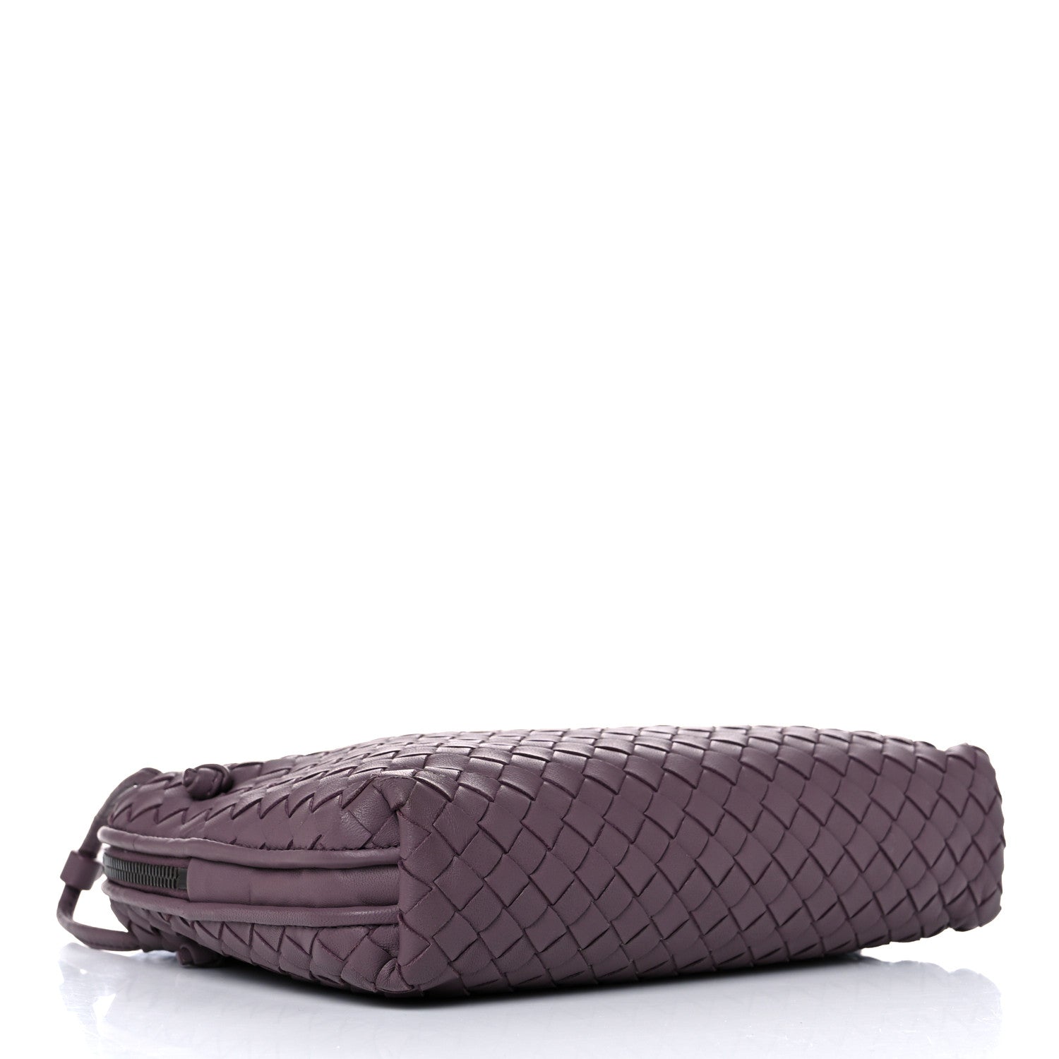 Bottega Veneta Nappa Intrecciato Pillow Crossbody Messenger Dark Purple 4 of 13