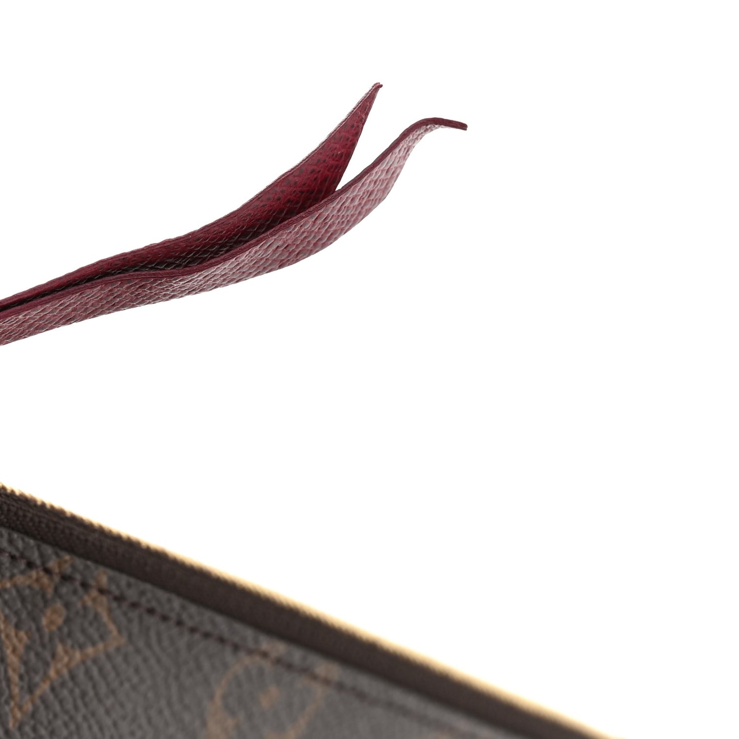 Monogram Pochette Felicie Chain Wallet Fuchsia