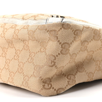 Gucci Monogram Medium Abbey Tote Metallic 10 of 10