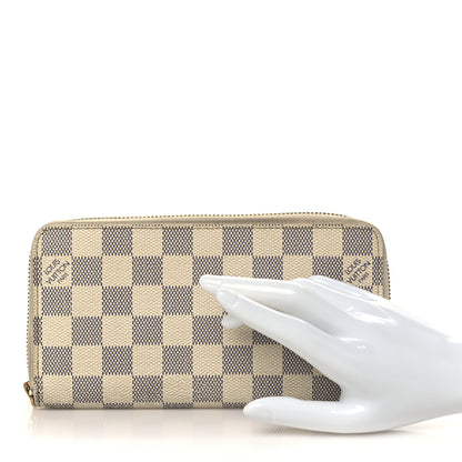 Louis Vuitton Damier Azur Zippy Wallet 2 of 7